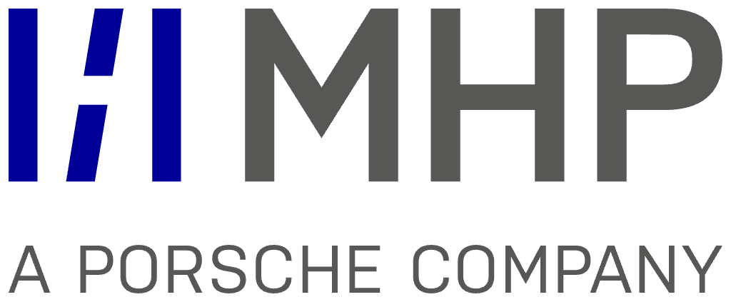 MHP – A Porsche Company logo